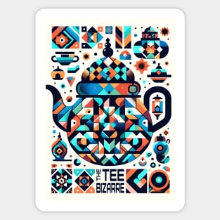 Colorful Teapot (The Tee Bizarre) Sticker